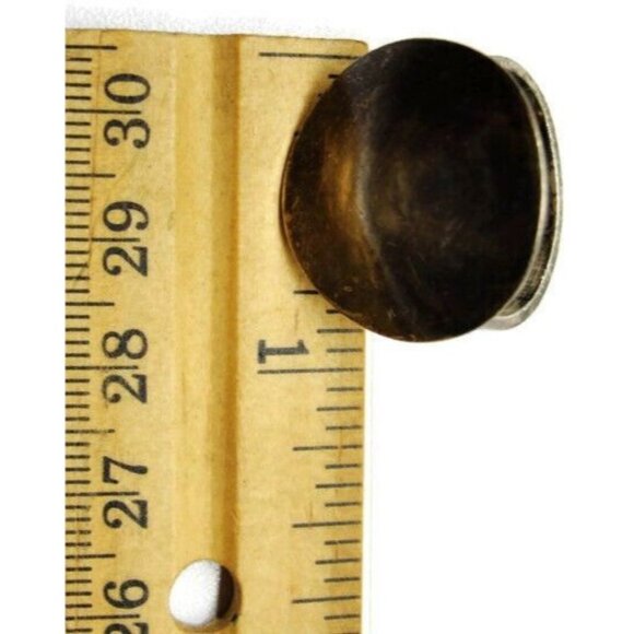 sz 7.25 Solid 925 Sterling Silver Men's Wide band Ring 11.24 g Fine Jewelry - Picture 9 of 12